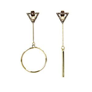 Triangle & Bar Earrings